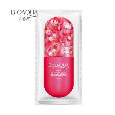 BIOAQUA Jelly Mask Увлажняющая маска – желе для лица с цветами сакуры, 8 г