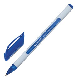 Ручка шарик синий на масляной основе 0.7мм BRAUBERGExtra Glide Soft White 142927