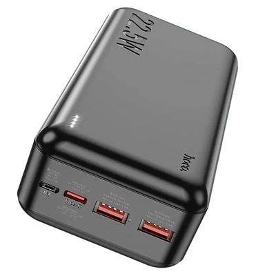 Внешний аккумулятор Hoco J101B PD QC (повр. уп) 30000mAh Micro/Type-C/USB*2/Type-C (black)