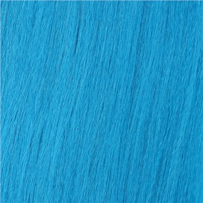 SIM-BRAIDS Канекалон однотонный, гофрированный, 65 см, 90 гр, цвет светло-голубой(#IlI BLUE)