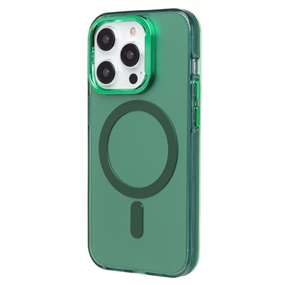 Чехол-накладка - SM025 SafeMag для "Apple iPhone 14 Pro" (green) (232103)