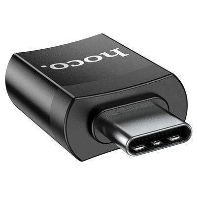 Адаптер Hoco OTG UA17 Type-C/USB (black)