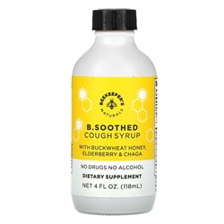 Beekeeper's Naturals, B. Soothed Cough Syrup, 4 fl oz (118 ml)