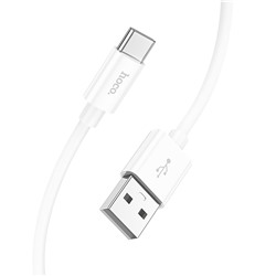 Кабель USB - Type-C Hoco X87 Magic (повр. уп.)  100см 3A  (white)