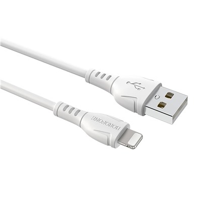 Кабель USB - Apple lightning Borofone BX51  100см 2,4A  (white)