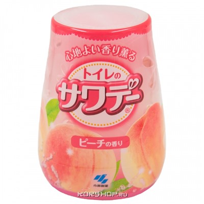 Освежитель воздуха для туалета Персик Sawaday Smell of Peach Kobayashi, Япония, 140 г