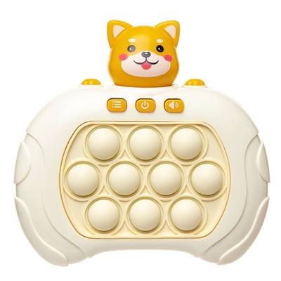 Игрушка - Speed Push POP IT (shiba inu) (white)