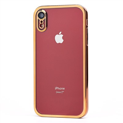 Чехол-накладка - PC073 с закрытой камерой для "Apple iPhone XR" (yellow) (213877)