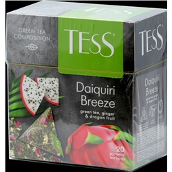 TESS. Pyramids Collection. DAIQUIRI BREEZE (зеленый) карт.пачка, 20 пирамидки