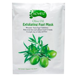 Носки Aliver Exfoliating Foot Mask Отшелушивающие - Оливковое Масло 50 g