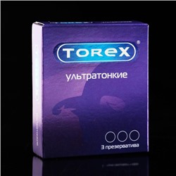 Презервативы «Torex» ультратонкие, 3 шт.