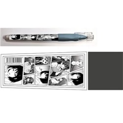 Ручка гелевая "Пиши-стирай" Аниме "Монохром" 0,5мм синяя 70500 с эргономичной резинкой для пальцев Centrum