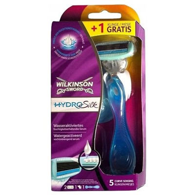 Станок для бритья Schick (Wilkinson Sword) Hydro Silk-5 (+1 кассета) для женщин