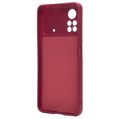 Чехол-накладка Activ Full Original Design для "Xiaomi Poco X4 Pro 5G" (bordo) (209855)