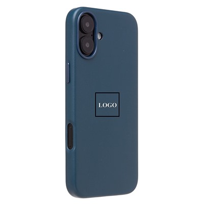 Чехол-накладка ORG SM002 экокожа SafeMag для "Apple iPhone 16 Plus" (pacific blue) (234502)