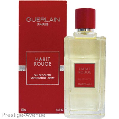 Guerlain Habit Rouge for men edt 100 ml Made In UAE