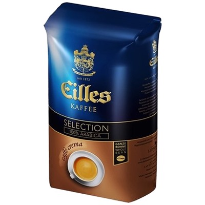 Кофе EILLES Selection CAFFE CREMA Зерно 500 гр., 100% Арабика (Закончился срок годности 08/2023)