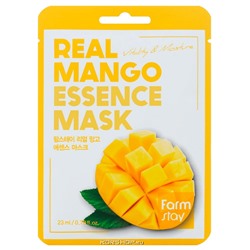 Тканевая маска с экстрактом манго Real Mango Essence Mask FarmStay, Корея, 23 мл Акция