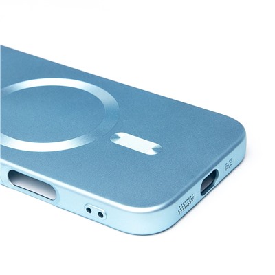 Чехол-накладка - SM020 Matte SafeMag для "Apple iPhone 16 Pro" (light blue) (234696)