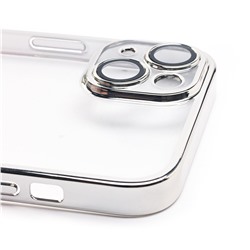 Чехол-накладка - PC073 с закрытой камерой для "Apple iPhone 14 Plus" (silver) (213834)