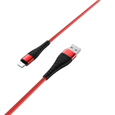 Кабель USB - Apple lightning Borofone BX32 Munificent  100см 2,4A  (red)