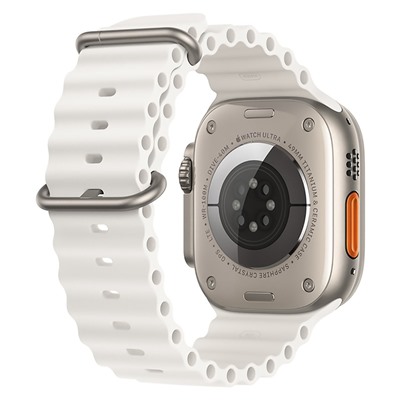 Ремешок - ApW26 Ocean Band Apple Watch 38/40/41 mm силикон (white)