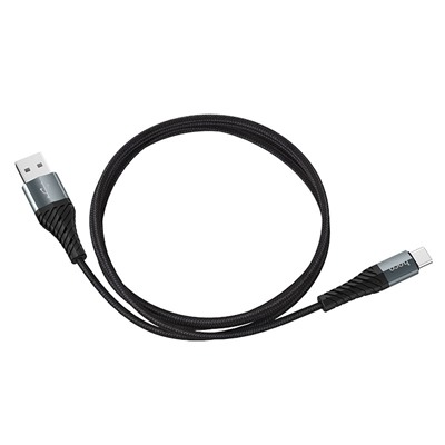 Кабель USB - Type-C Hoco X38 Cool Charging  100см 3A  (black)