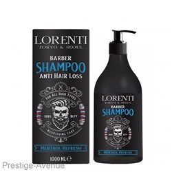 LORENTI ШАМПУНЬ МУЖСКОЙ для волос MENTHOL, 1000мл