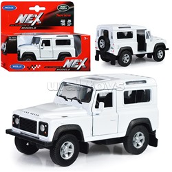 Машинка 1:38 Land Rover Defender I, пруж. мех., цв. в асс.