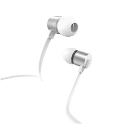 Проводные наушники с микрофоном внутриканальные Hoco M63 Ancient sound Jack 3,5  (silver)