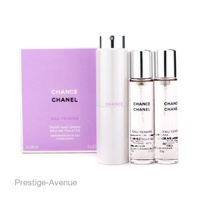 Chanel - Туалетная вода Chance Eau Tendre 3х20 ml (w)