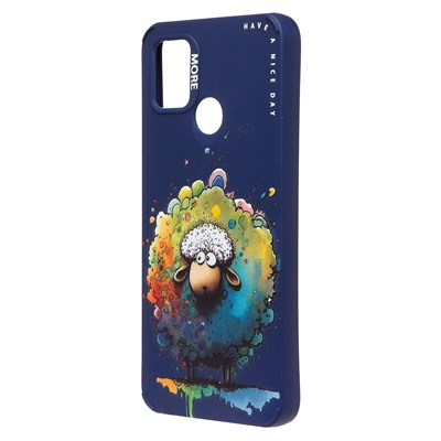 Чехол-накладка - SC335 для "Xiaomi Redmi 9C"  (овечка) (dark blue) (227200)