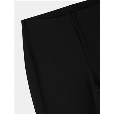 Эластичные брюки-клеш Черный