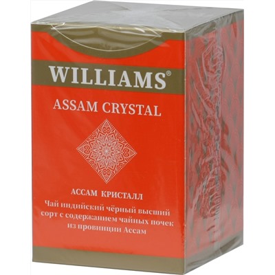 WILLIAMS. Crystal Assam. Индийский с типсами 100 гр. карт.пачка