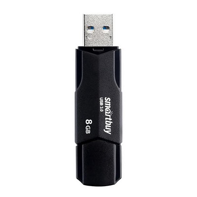 Флэш накопитель USB  8 Гб Smart Buy CLUE 3.1 (black)