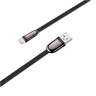 Кабель USB - micro USB Hoco U74  120см 2,4A  (black)