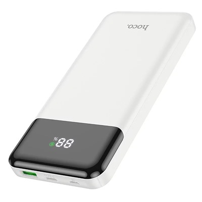 Внешний аккумулятор Hoco J102 PD QC 10 000mAh Micro USB/USB*2/USB Type-C (white)