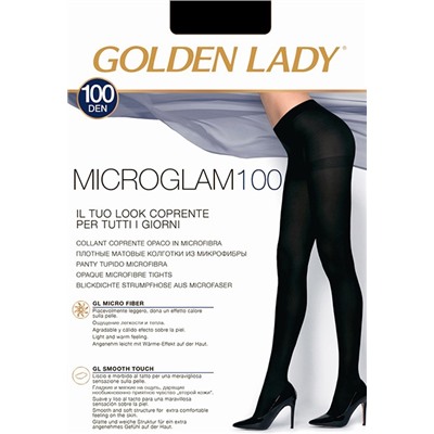 GOL-MicroGlam 100 Колготки GOLDEN LADY MicroGlam 100 микрофибра