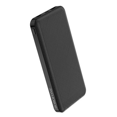 Внешний аккумулятор Borofone BT20(пов.уп) 10 000mAh Micro USB/USB Type-C (black)