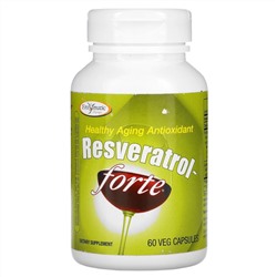 Enzymatic Therapy, Resveratrol~Forte, 125 mg, 60 Veg Capsules