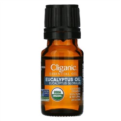 Cliganic, 100% Pure Essential Oil, Eucalyptus, 2/6 fl oz (10 ml)