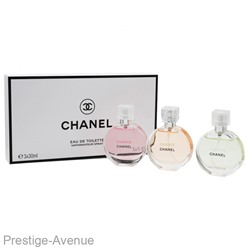 Парфюмерный женский набор Chanel Chance 3x30 ml