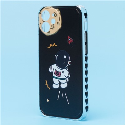 Чехол-накладка - SC233 для "Apple iPhone 12" (002) (black)