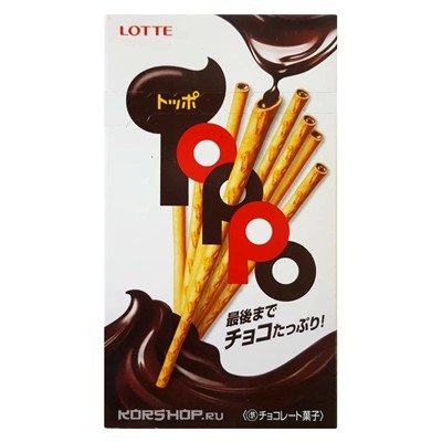 Соломка с шоколадной начинкой Toppo Lotte, Япония, 72 гРаспродажа