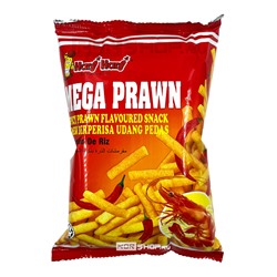 Кукурузные палочки со вкусом креветки и чили Mega Prawn HARI HARI, Малайзия, 60 г Акция