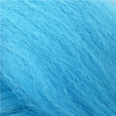 ZUMBA Канекалон однотонный, гофрированный, 60 см, 100 гр, цвет голубой(#AY32)