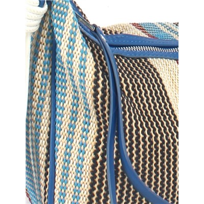 Сумка женская текстиль BT-V 6132-1,   1отд,  плечевой ремень,  синий 253727