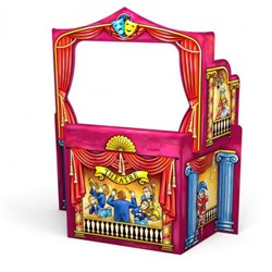 Игровой домик для раскрашивания Artberry/Puppet Theatre/больш/карт. короб. 42959 ErichKrause