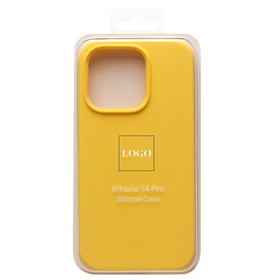 Чехол-накладка [ORG] Soft Touch для "Apple iPhone 14 Pro" (yellow) (212208)