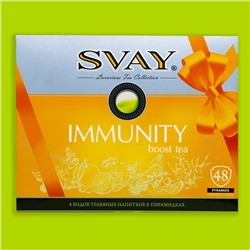 Чайное ассорти SVAY IMMUNITY boost tea, пирамидки, 111 г